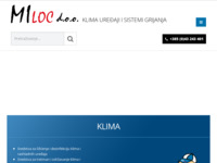 Frontpage screenshot for site: Miloc d.o.o. (http://miloc.hr/)