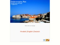 Frontpage screenshot for site: (http://www.dubrovnatic.net/)