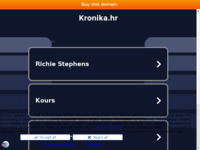 Frontpage screenshot for site: (http://www.kronika.hr/)