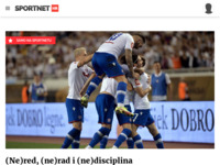 Frontpage screenshot for site: Sport Net (http://www.sportnet.hr)