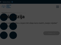 Frontpage screenshot for site: Hrvatski savez slijepih (http://www.savez-slijepih.hr/)
