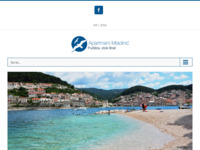 Frontpage screenshot for site: Apartmani Mladinić - Pučišća, otok Brač (http://www.apartmani-mladinic.com/)