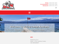 Frontpage screenshot for site: Diving centar Kostrena (http://www.dckostrena.hr/)
