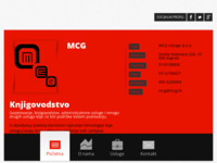 Frontpage screenshot for site: MCG usluge (http://www.mcg.hr)