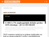 Frontpage screenshot for site: Grubišno Polje - Portal (http://grubisno-polje.net/)