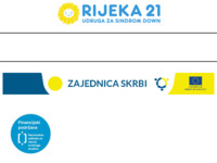 Frontpage screenshot for site: Udruga za sindrom Down Rijeka 21 (http://rijeka-21.hr/)