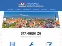 Frontpage screenshot for site: Stambeni ZG d.o.o. (http://www.stambenizg.hr/)