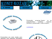Frontpage screenshot for site: Konit - Kožar (http://www.konit-kozar.hr/)