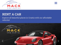 Frontpage screenshot for site: Rent a car Mack (http://www.mack-concord.hr)