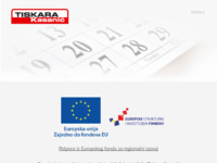 Frontpage screenshot for site: Tiskara Kasanic (http://kasanic.hr)