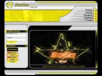 Frontpage screenshot for site: BeGe films (http://bege.50webs.com)