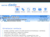 Frontpage screenshot for site: (http://www.servis-dado.hr)