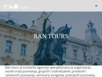 Frontpage screenshot for site: (http://www.bantours.hr/)