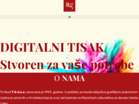 Frontpage screenshot for site: ITG d.o.o. (http://digitalnitisak.hr/)