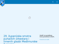 Frontpage screenshot for site: Općina Dekanovec (http://dekanovec.hr)