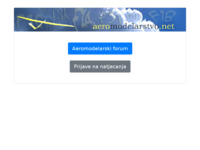 Frontpage screenshot for site: Sve o aeromodelarstvu u Hrvatskoj (http://www.aeromodelarstvo.net)