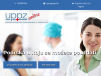 Frontpage screenshot for site: Udruga privatnih poslodavaca u zdravstvu (http://www.uppz.hr)