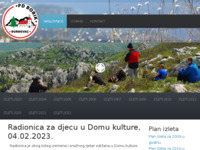 Frontpage screenshot for site: Planinarsko društvo Borik, Đurđevac (http://www.pdborik.hr/)