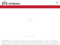 Frontpage screenshot for site: ZiS oprema (http://www.zisoprema.hr/)