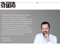 Frontpage screenshot for site: Nik Titanik's mad theatre (http://www.niktitanik.com/)