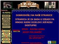 Frontpage screenshot for site: IPOM Kovana (http://free-ri.htnet.hr/ipom)