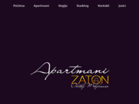 Frontpage screenshot for site: (http://www.zaton-zadar-apartmani-miljkovic.hr/)