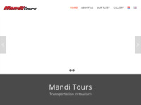 Frontpage screenshot for site: (http://www.mandi-tours.hr/)