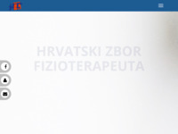 Frontpage screenshot for site: Hrvatski zbor fizioterapeuta (http://www.hzf.hr)