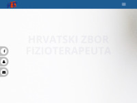 Frontpage screenshot for site: Hrvatski zbor fizioterapeuta (http://www.hzf.hr)