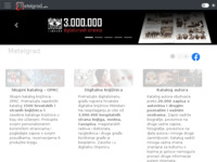 Frontpage screenshot for site: Gradska knjižnica (http://library.foi.hr/metel)