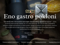 Frontpage screenshot for site: (http://www.poslovni-pokloni.biz)
