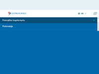 Frontpage screenshot for site: Jadrolinija Rijeka (http://www.jadrolinija.hr/)