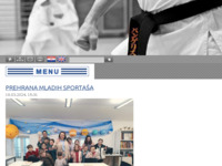Frontpage screenshot for site: Športski karate klub Lošinj (http://www.karateklublosinj.hr)