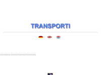 Frontpage screenshot for site: (http://www.transporti.net)
