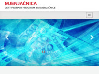 Frontpage screenshot for site: (http://www.mjenjacnica.com/)