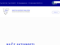 Frontpage screenshot for site: Društvo distrofičara istre (http://www.ddi.hr/)