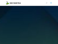 Frontpage screenshot for site: (http://www.golfklub-pula.com)
