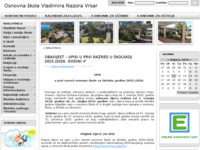 Frontpage screenshot for site: (http://www.os-vnazora-vrsar.skole.hr/)