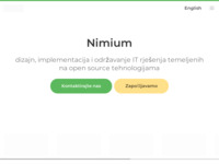 Slika naslovnice sjedišta: Nimium d.o.o. (http://www.nimium.hr/)