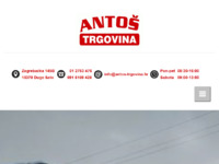 Frontpage screenshot for site: (http://www.antos-trgovina.hr)