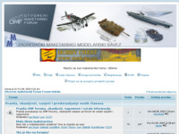 Frontpage screenshot for site: Otvoreni maketarski forum (http://www.forum.maketarstvo.net)