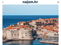 Frontpage screenshot for site: Najam.hr - Najam stanova i kuća Hrvatska (http://najam.hr)