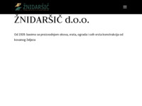 Frontpage screenshot for site: (http://www.znidarsic.hr)