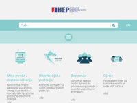 Frontpage screenshot for site: HEP Operator distribucijskog sustava d.o.o. (http://ods.hep.hr/)