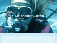 Frontpage screenshot for site: (http://www.diving-dolphin.com/)