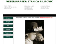 Slika naslovnice sjedišta: Veterinarska stanica Filipović (http://www.inet.hr/~veterine/)