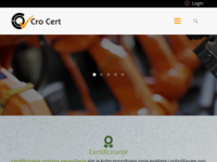 Frontpage screenshot for site: Cro Cert - Centar za certificiranje sustava upravljanja (http://www.cro-cert.hr/)
