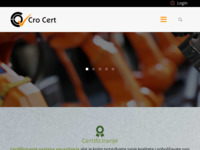 Frontpage screenshot for site: (http://www.cro-cert.hr/)