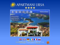 Frontpage screenshot for site: Apartmani Urša (http://www.apartmani-ursa.hr/)