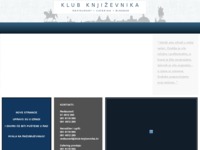 Frontpage screenshot for site: (http://www.klub-knjizevnika.hr/)